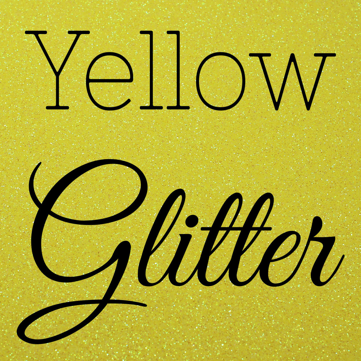 Yellow Glitter