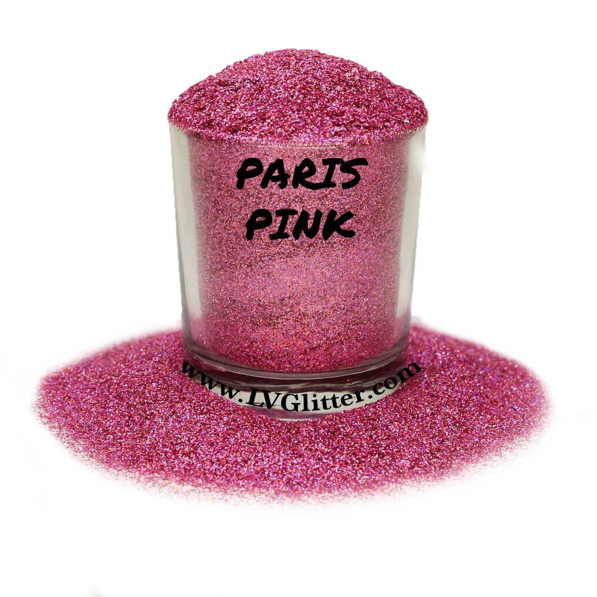 Magenta Rose Pink Holographic Ultra Fine Glitter Shaker