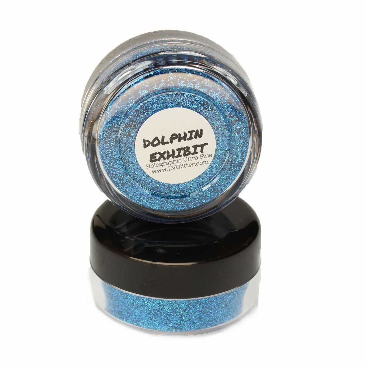 Dolphin Exhibit Blue Holographic Ultra Fine Glitter Shaker
