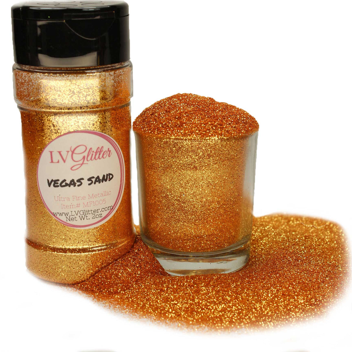 Old Gold Metallic Ultra Fine Glitter Shaker