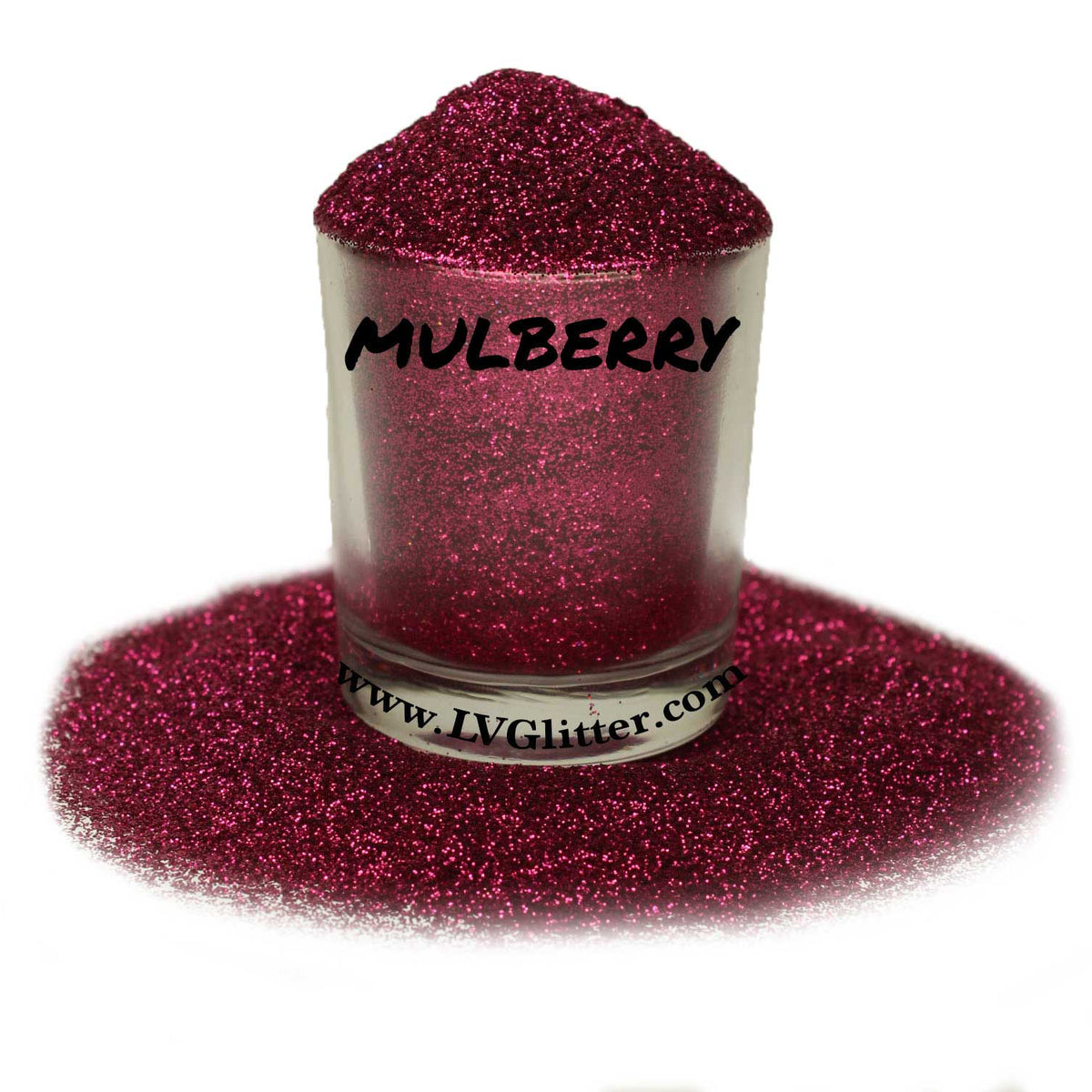 Burgundy Extra Fine Glitter - 2 Ounces