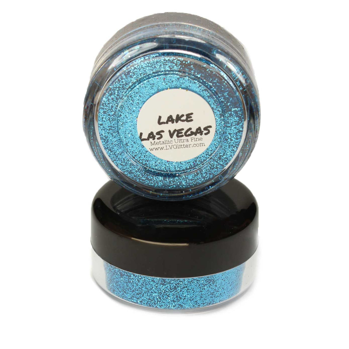 Lake Las Vegas Blue Metallic Ultra Fine Glitter Shaker