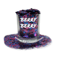 Berry Berry Pink Blue Metallic Chunky Mix Glitter Sample