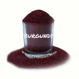 Burgundy Red Metallic Ultra Fine Glitter Shaker