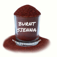 Burnt Sienna Orange Red Holographic Ultra Fine Glitter Shaker