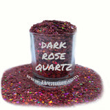 Dark Rose Quartz Pink Holographic Chunky Mix Glitter Sample