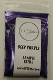 Deep Purple Metallic Ultra Fine Glitter Sample