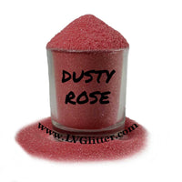 Dusty Rose Metallic Ultra Fine Glitter Shaker