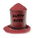 Dusty Rose Pink Metallic Ultra Fine Glitter Sample