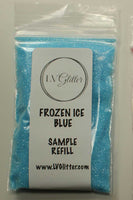 Frozen Ice Blue Metallic Ultra Fine Glitter Sample
