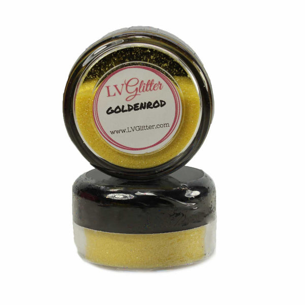 Goldenrod Yellow Metallic Ultra Fine Glitter Sample