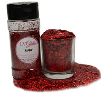Ruby Red Holographic Chunky Mix Glitter Shaker