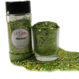Peridot Green Holographic Chunky Mix Glitter Shaker