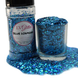 Blue Diamond Holographic Chunky Mix Glitter Shaker