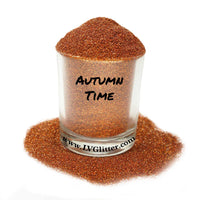 Autumn Time Orange Holographic Ultra Fine Glitter Sample