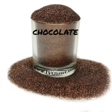 Chocolate Brown Holographic Ultra Fine Glitter Shaker