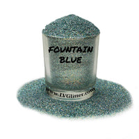 Fountain Blue Holographic Ultra Fine Glitter Shaker