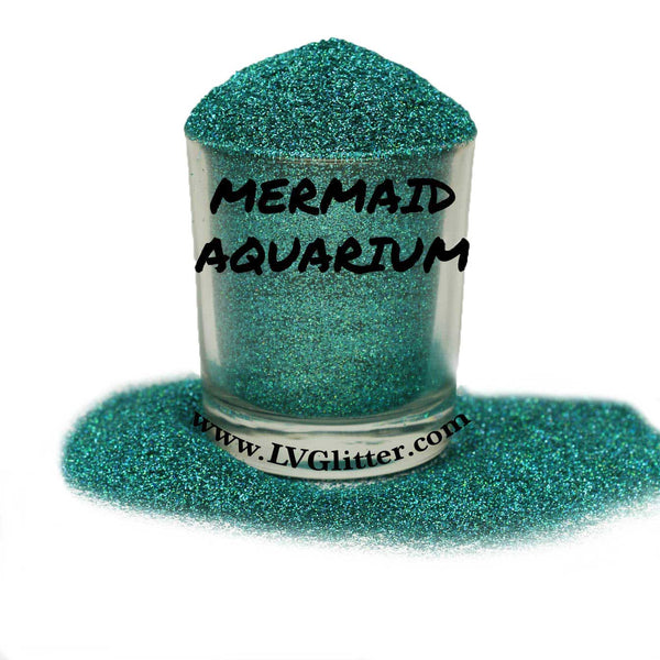 Aquamarine Green Holographic Chunky Mix Glitter Shaker