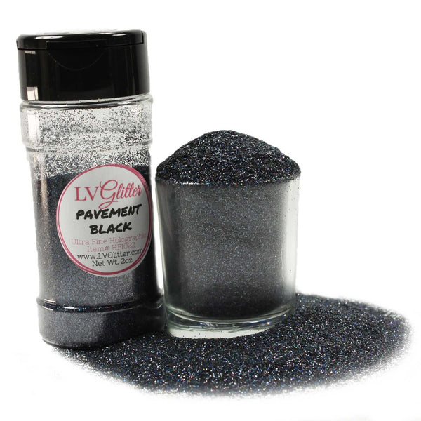 Hamilton Black :Ultra Fine Glitter Pearlescent (glitter sold by the pound)