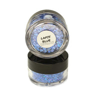 Lapis Blue Holographic Chunky Mix Glitter Sample