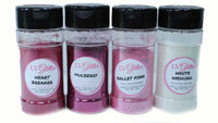 Valentine's Day Holographic/Metallic Shaker Bundle - Heartbreaker, Mulberry, Ballet Pink, White Wedding