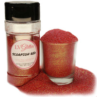 Scorpion Red Iridescent Ultra Fine Glitter Shaker