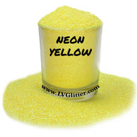 Neon Yellow Iridescent Ultra Fine Glitter Shaker