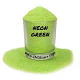 Neon Green Iridescent Ultra Fine Glitter Shaker