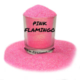 Pink Flamingo Iridescent Ultra Fine Glitter Shaker
