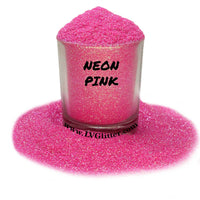 Neon Pink Iridescent Ultra Fine Glitter Shaker