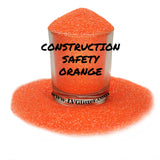 Construction Safety Orange  Iridescent Ultra Fine Glitter Sample