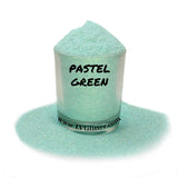 Pastel Green Iridescent Ultra Fine Glitter Shaker