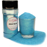 Neon Blue Iridescent Ultra Fine Glitter Shaker