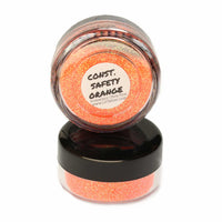 Construction Safety Orange  Iridescent Ultra Fine Glitter Sample