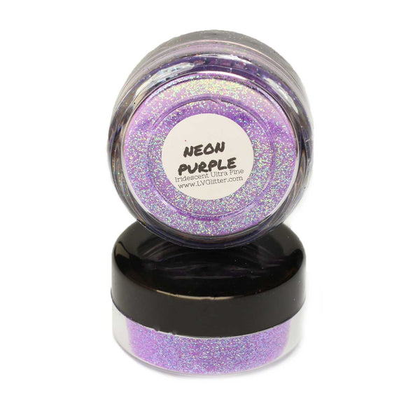 Neon Purple Iridescent Ultra Fine Glitter Sample