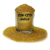 Sin City Gold Metallic Ultra Fine Glitter Sample