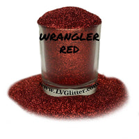 Wrangler Red Metallic Ultra Fine Glitter Sample