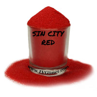 Sin City Red Metallic Ultra Fine Glitter Sample