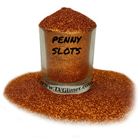 Penny Slots Copper Metallic Ultra Fine Glitter Sample