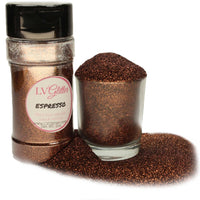 Espresso Brown Metallic Ultra Fine Glitter Shaker
