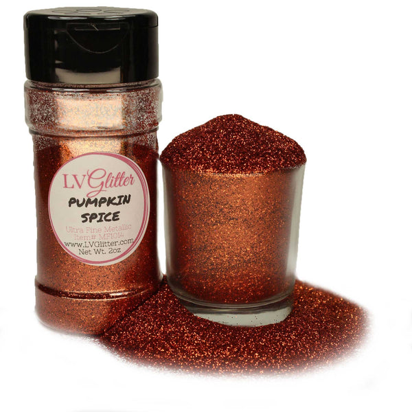 Pumpkin Spice Metallic Ultra Fine Glitter Shaker