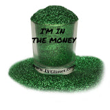 I'm In The Money Green Metallic Ultra Fine Glitter Shaker