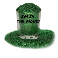 I'm In The Money Green Metallic Ultra Fine Glitter Sample