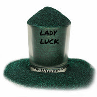 Lady Luck Green Metallic Ultra Fine Glitter Shaker