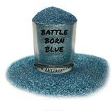 Battle Born Blue Metallic Ultra Fine Glitter Sample