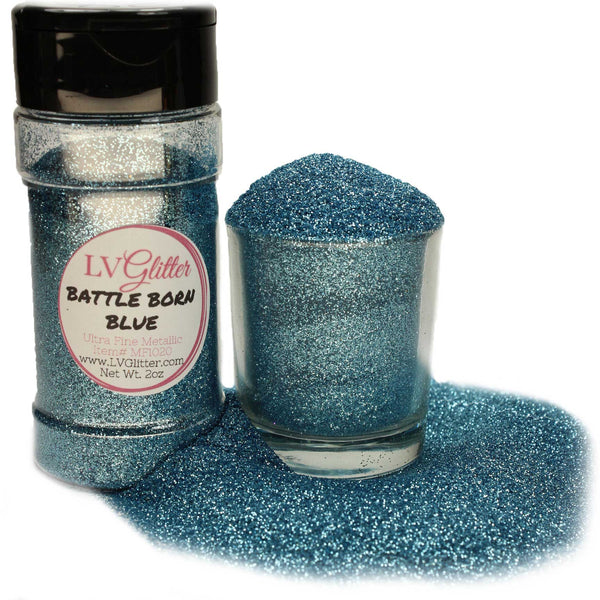 Battle Born Blue Metallic Ultra Fine Glitter Shaker