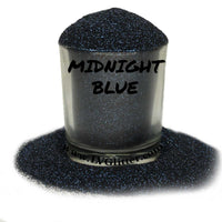 Midnight Blue Metallic Ultra Fine Glitter Sample