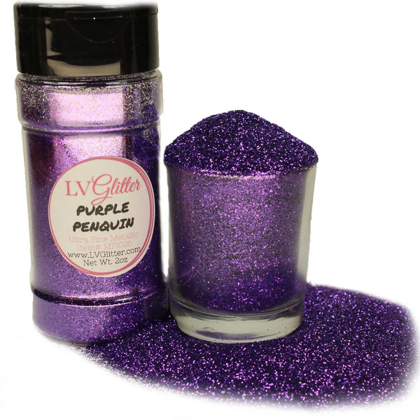 Purple Penquin Penguin Metallic Ultra Fine Glitter Shaker