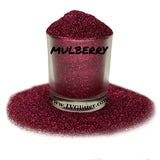 Mulberry Pink Red Metallic Ultra Fine Glitter Sample