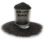 Sin City Black Metallic Ultra Fine Glitter Shaker